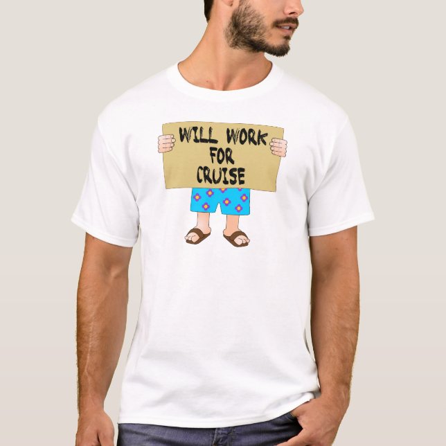 Camiseta Trabajará para la travesía (Anverso)