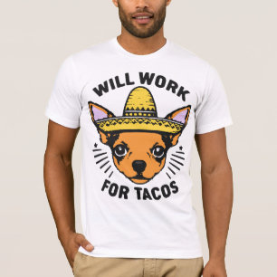 Camiseta Trabajaré por Tacos