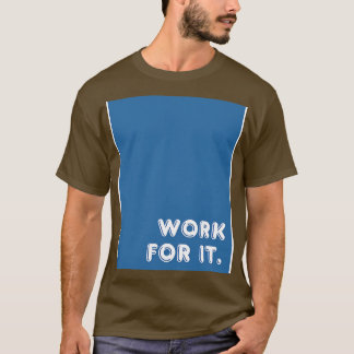 Camiseta Trabajo azul para él