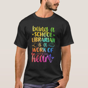 Camiseta Trabajo Bibliotecario Escolar Del Trabajador De La