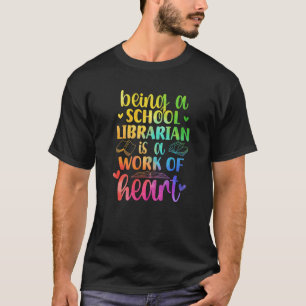 Camiseta Trabajo Bibliotecario Escolar Del Trabajador De La