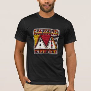 Camiseta Trabajo con cuentas tribales Maasai