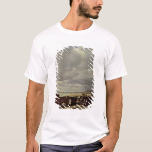 Camiseta Trabajo constructivo sobre una línea ferroviaria,