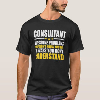 Camiseta Trabajo Consultor - Regalo Para Consultores - Cowo
