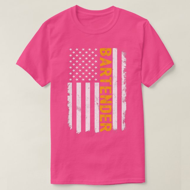 Camiseta Trabajo de Bartender (Diseño del anverso)