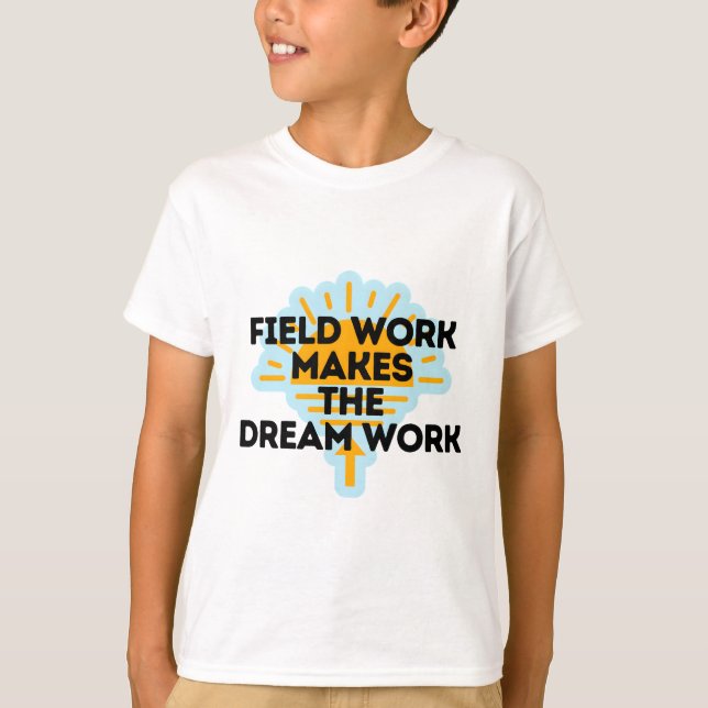 Camiseta trabajo de campo biólogo (Anverso)