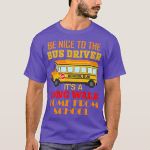 Camiseta Trabajo De Conductor De Autobuses Escolares Apreci