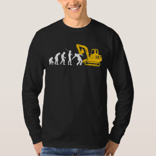 Camiseta Trabajo de construcción de la guía de excavación d