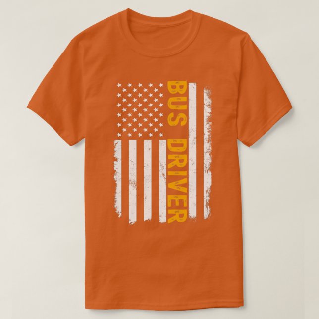 Camiseta Trabajo de controlador de bus (Diseño del anverso)