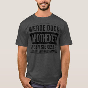 Camiseta Trabajo de cumpleaños en farmacia farmacia gracios