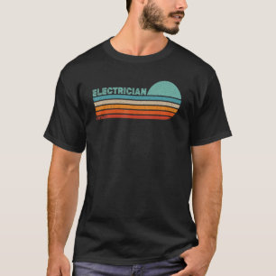 Camiseta Trabajo de empleo en la profesión ELECTRICIANA