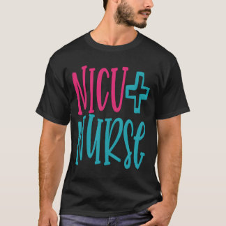Camiseta Trabajo de enfermera en Nicu Hospital de enfermerí