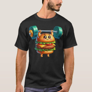 Camiseta Trabajo de gimnasia barbería en Guay Burger Weight