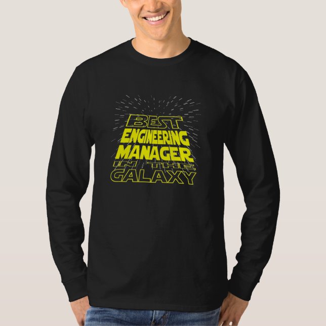 Camiseta Trabajo de Guay Galaxy de Engineering Manager (Anverso)