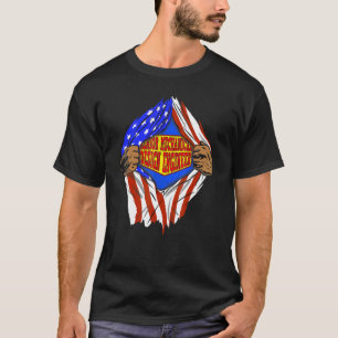 Camiseta Trabajo de héroe de ingeniero mecánico súper senio