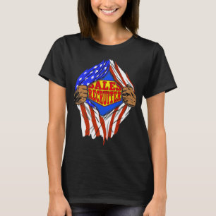 Camiseta Trabajo de héroe para la contratación de supervent