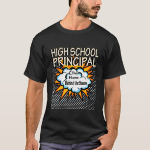 Camiseta Trabajo de Héroe Principal de la Escuela Secundari