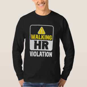 Camiseta Trabajo de infracción de Hr caminando Profesionale