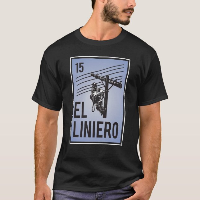 Camiseta Trabajo de inmigrante español de El Liniero (Anverso)