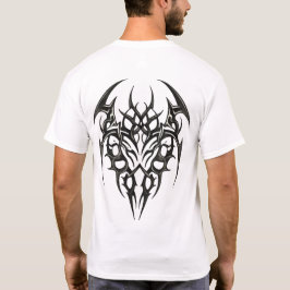 Camiseta Trabajo de pergamino de corazón tribal