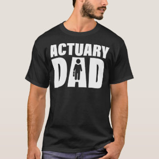Camiseta Trabajo De Profesión Para Hombres Actuarios