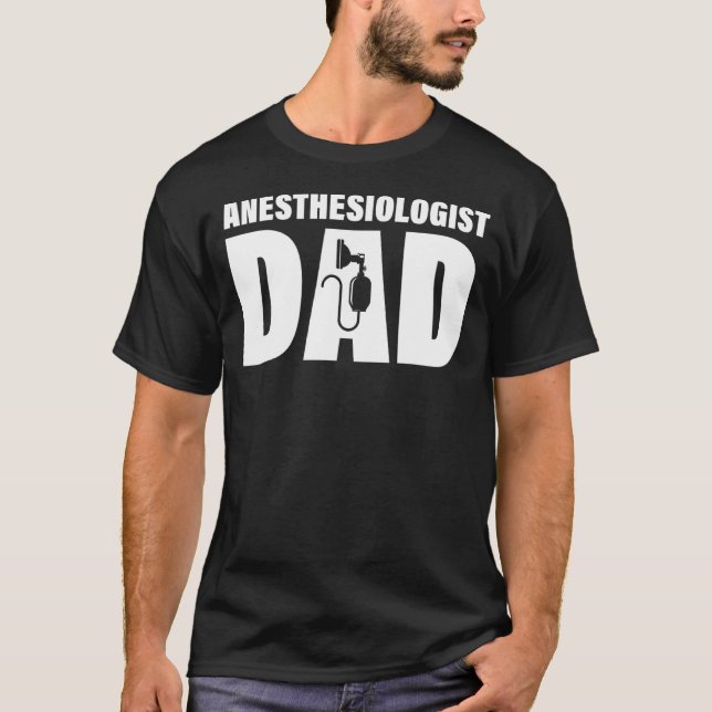 Camiseta Trabajo De Profesión Para Hombres Anestesiólogo Pa (Anverso)