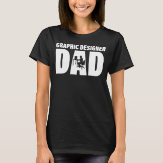 Camiseta Trabajo De Profesión Para Hombres Diseñador Gráfic