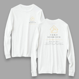 Camiseta Trabajo de reparación de hogar contratista de oro 