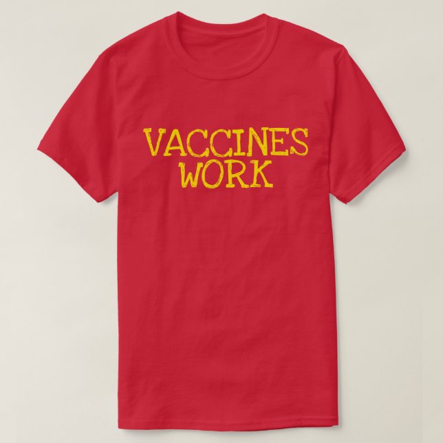 Camiseta Trabajo de vacunas (Diseño del anverso)
