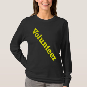 Camiseta Trabajo de Voluntario Personal Evento Uniforme Gru