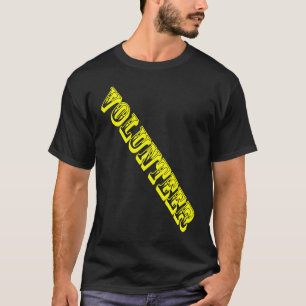 Camiseta Trabajo de Voluntario Staff Evento Uniforme Grupo
