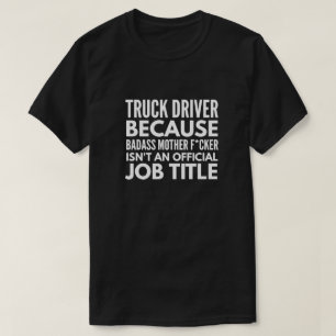 Camiseta Trabajo del conductor de camión