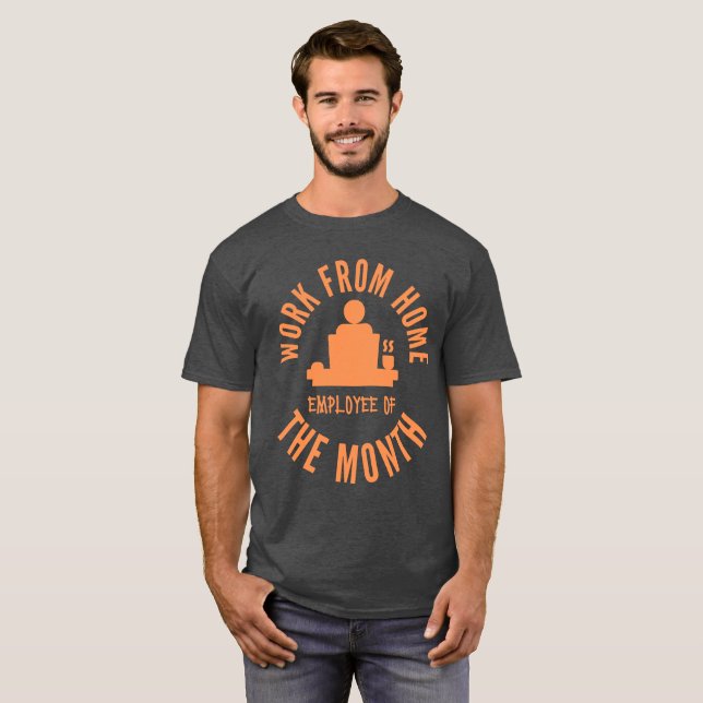 Camiseta Trabajo Del Empleado Doméstico Del Mes (Anverso completo)
