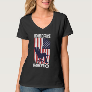 Camiseta Trabajo Del Héroe Del Héroe Del Ministerio Del Int