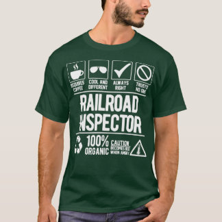 Camiseta Trabajo del inspector de ferrocarril