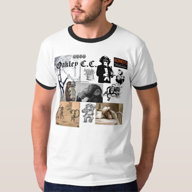 Camiseta trabajo del mono (Anverso)