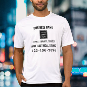 Camiseta Trabajo del Personalizado de logotipos del servici