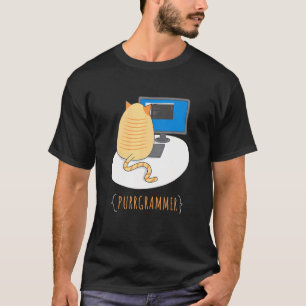 Camiseta Trabajo del programador desde el gato doméstico