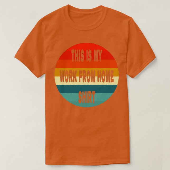 Camiseta Trabajo desde casa (Diseño del anverso)