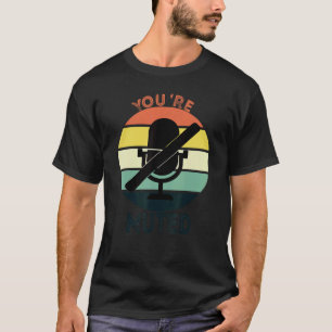 Camiseta Trabajo desde reuniones virtuales domésticas Audio