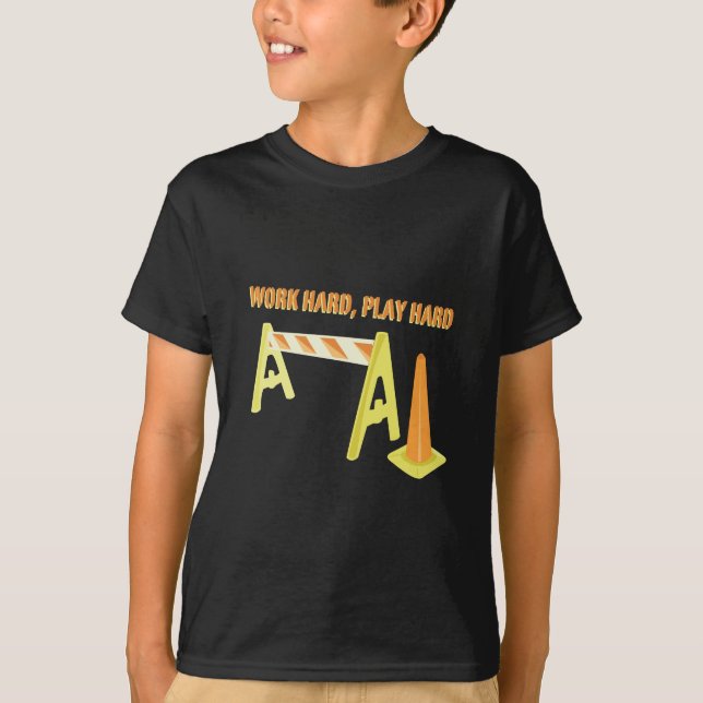 Camiseta Trabajo difícilmente (Anverso)