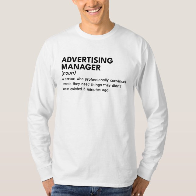 Camiseta Trabajo divertidísimo director de marketing (Anverso)