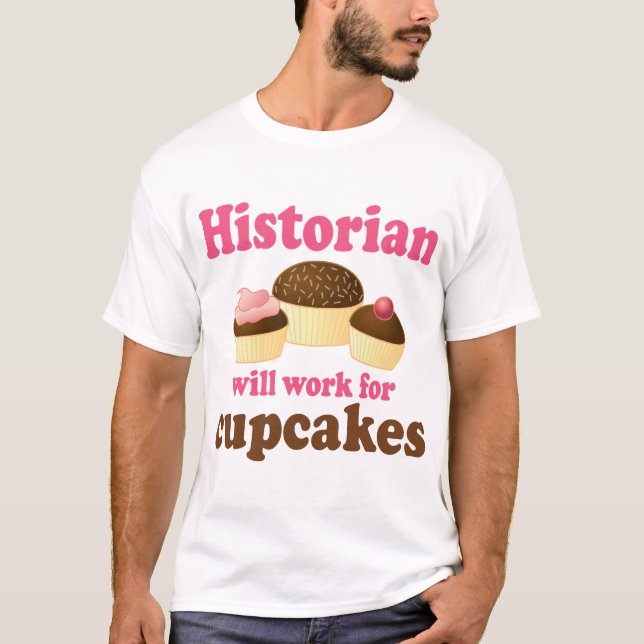 Camiseta Trabajo divertido para el historiador de las (Anverso)