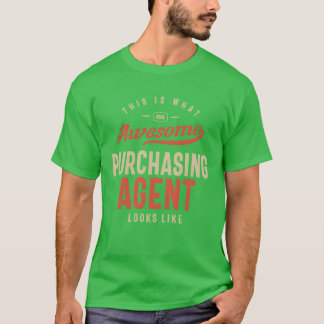Camiseta Trabajo divertido y asombroso Agente de compras Oc