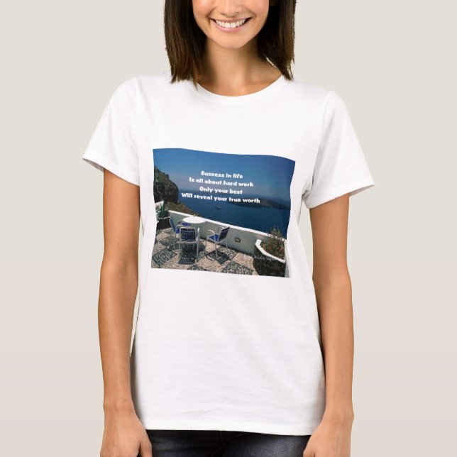 Camiseta Trabajo duro (Anverso)