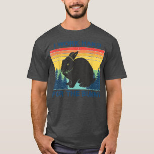 Camiseta Trabajo duro para el amante del conejo conejo cone