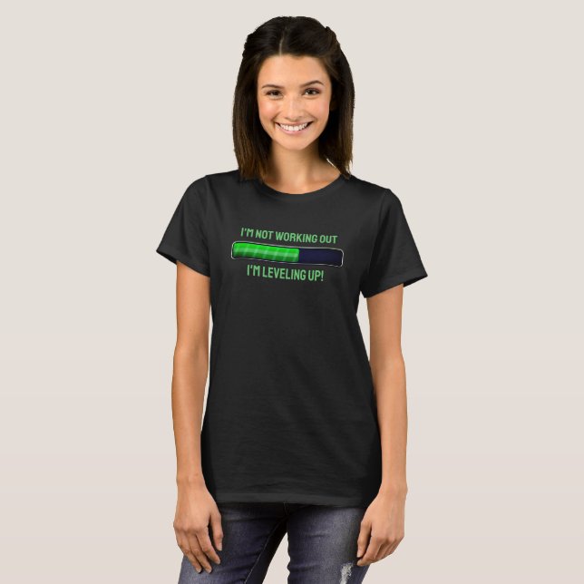 Camiseta Trabajo en curso: "No estoy trabajando, ¡me estoy  (Anverso completo)