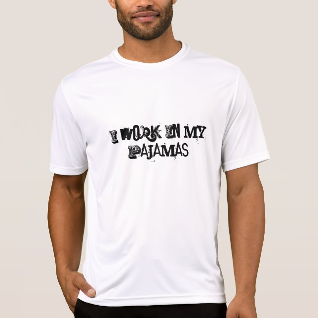 Camiseta Trabajo en mis pijamas (Anverso)
