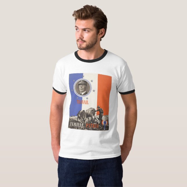 Camiseta Trabajo Familia Patria (Anverso completo)