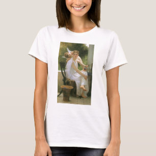Camiseta Trabajo interrumpido por Bouguereau, retrato de án